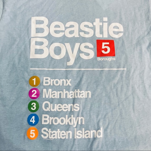 Beastie Boys 5 Boroughs Licensed Tee - Picture 3 of 5